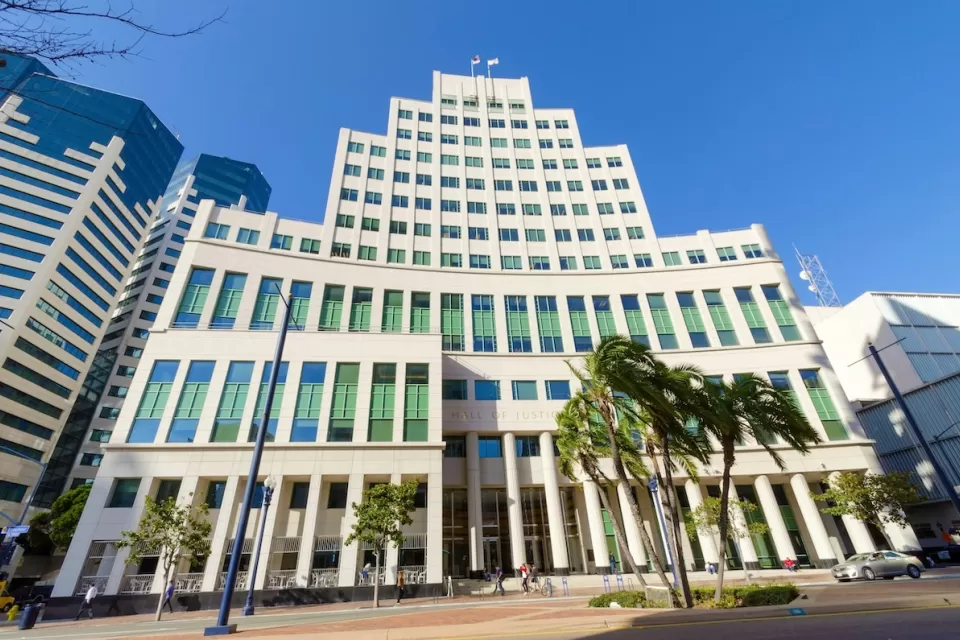 San Diego Hall of Justice, California.